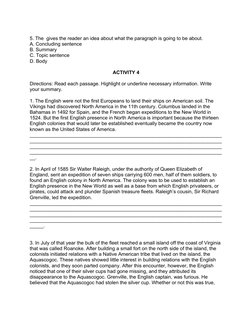 Techniques for Summarizing Academic Texts | PDF | Roanoke Colony ...