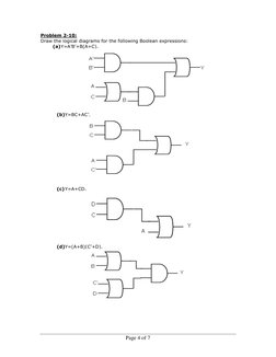 Boolean Algebra Problems and Solutions | PDF | Boolean Algebra ...