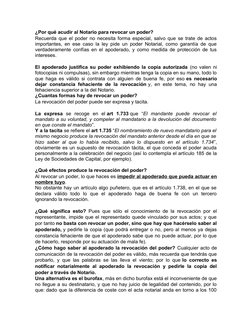 ¿Por qué acudir al Notario para revocar un poder?
Recuerda que el poder no necesita forma especial, salvo que se trate de act