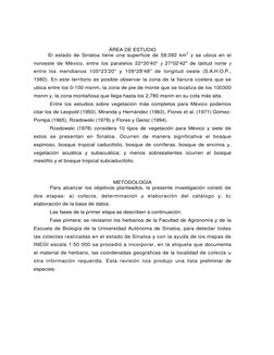 ÁREA DE ESTUDIO 
El estado de Sinaloa tiene una superficie de 58,092 km2 y se ubica en el 
noroeste de México, entre los