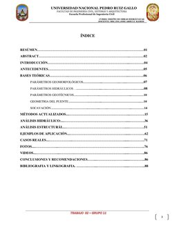 UNIVERSIDAD NACIONAL PEDRO RUIZ GALLO 
 
                               FACULTAD DE INGENIERÍA CIVIL, SISTEMAS Y ARQUITECTURA
