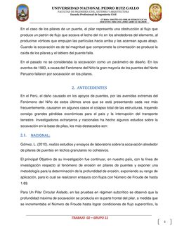 UNIVERSIDAD NACIONAL PEDRO RUIZ GALLO 
 
                               FACULTAD DE INGENIERÍA CIVIL, SISTEMAS Y ARQUITECTURA