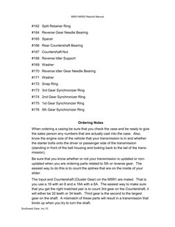 M5R1/M5R2 Transmission Rebuild Guide | PDF | Manual Transmission | Land ...