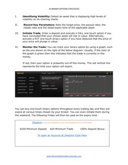 Effective Binary Options Trading Strategies | PDF | Business | Finance ...