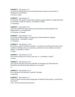 CORRECT - See Section 3.7
¿Cuál de las siguientes es una herramienta que te ayuda a anonimizar la 
navegación por Internet?
✔