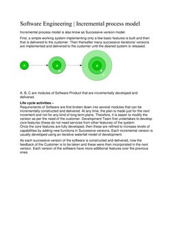 Incremental Process Model in Software Engineering | PDF | Systems ...