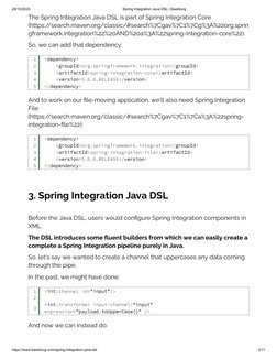 Spring Integration Java DSL Overview | PDF | World Wide Web | Internet ...