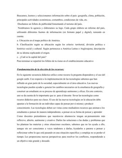 Buscamos, leemos y seleccionamos información sobre el país: geografía, clima, población,
principales actividades económicas,