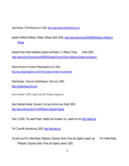 ix 
 
 
Legal Dictionary. TheFreeDictionary.com. (2020). https://legal-dictionary.thefreedictionary.com  (https://legal-dic