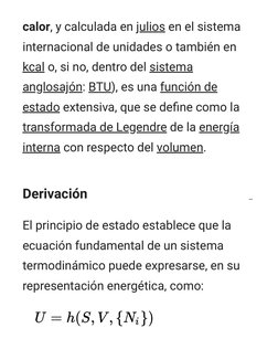 calor, y calculada en julios (https://es.m.wikipedia.org/wiki/Julio_(unidad)) en el sistema
internacional de unidades o tambi