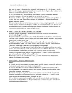 Mauricio Benoist Coach de vida 
qué lugar (si es que trabaja, claro), si no trabaja qué hace en su día a día. Si viaja, a dón