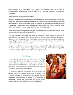 Quetzaltenango)  en  el  norte  (Petén,  Alta  Verapaz,  Baja  Verapaz,  Izabal)  en  el  centro  de
(Chimaltenango,  Sacatep