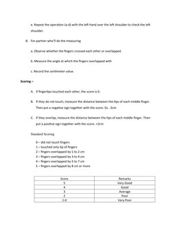 STATION 4 - Zipper Test (PILOT TEST) | PDF | Finger | Elbow