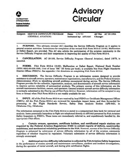 FAA Form 8010-4 Malfunction Report Guide | PDF | Federal Aviation ...
