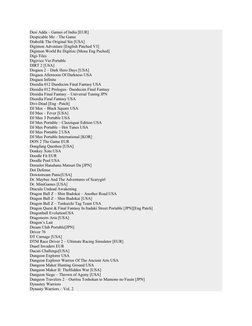 Desi Adda – Games of India [EUR] 
Despicable Me – The Game 
Diabolik The Original Sin [USA] 
Digimon Adventure [English Patch