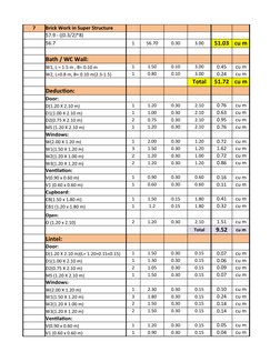 Building Construction Estimate Sheet | PDF | Architectural Elements ...