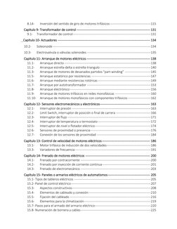 8.14-
Inversión del sentido de giro de motores trifásicos -------------------------------------- 115
Capítulo 9- Trans