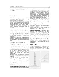 151
Capitulo 6  Cálculo de materiales 
6. PERSONAL REQUERIDO EN 
LA OBRA 
 
 
 
 
INTRODUCCION 
 
El cálculo de materiale