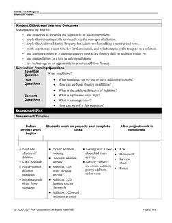 Intel® Teach Program 
 
 
Essentials Course 
 
© 2000-2007 Intel Corporation. All Rights Reserved. 
Page 2 of 6 
 
Student Ob