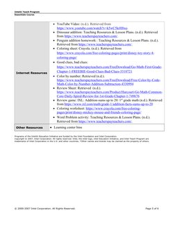 Intel® Teach Program 
 
 
Essentials Course 
 
© 2000-2007 Intel Corporation. All Rights Reserved. 
Page 5 of 6 
 
Internet R