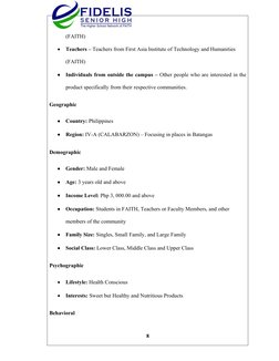 (FAITH)

Teachers – Teachers from First Asia Institute of Technology and Humanities 
(FAITH)

Individuals from outside the