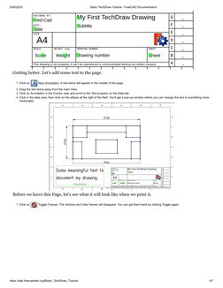 FreeCAD TechDraw Beginner Tutorial | PDF