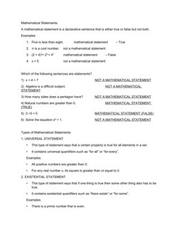 Understanding Mathematical Language & Symbols | PDF | Set (Mathematics ...