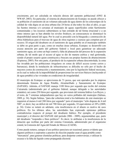 crecimiento,  por ser calculada  en relación  directa  del aumento  poblacional  (ONU  &
WWAP, 2003). En particular, el siste