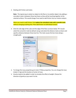 SolidWorks Motion Study Basics Guide | PDF