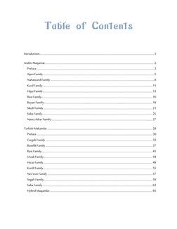 Table of Contents
 
Introduction ...........................................................................................