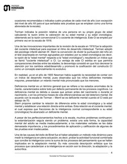 4 
Sociedad de Psicología Aplicada 
 
 
 
 
ocasiones recomendaba o indicaba cuatro pruebas de cada nivel de año (con excepci