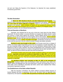 null  and  void.  Being  the  Supremo  of  the  Katipunan,  he  dissolved  the  newly  established
revolutionary government.