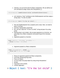 React JS Comprehensive Notes PDF | PDF | Java Script | Html