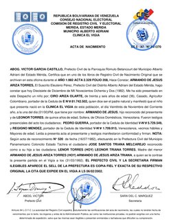 REPUBLICA BOLIVARIANA DE VENEZUELA 
CONSEJO NACIONAL ELECTORAL 
COMISION DE REGISTRO CIVIL  Y ELECTORAL 
MERIDA, ESTADO MERID