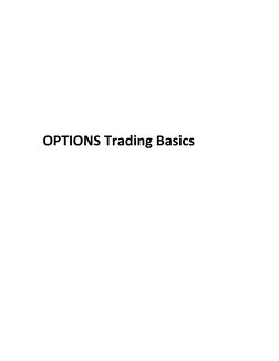 Options Trading Basics in Tamil | PDF | Greeks (Finance) | Option (Finance)