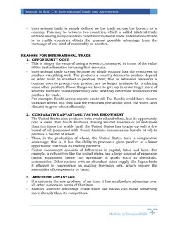 Introduction to International Trade Module | PDF | Trade | Value ...