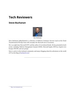 Tech Reviewers
Steve Buchanan
Steve Buchanan
Steve Buchanan (@buchatech) is a Director, & Midwest Containers Services Lead on