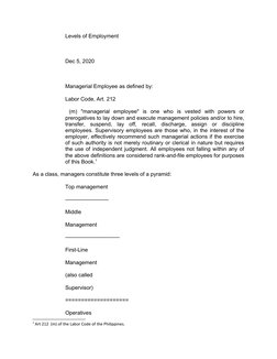 Rank And File Employees Example Understanding Rank-and-File Employees | PDF | Supervisor | Employment
