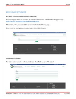 CERSAI 2.0 Password Reset Guide | PDF | Password | World Wide Web