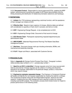 Engineering Change Order Process Guide | PDF | Reliability Engineering ...