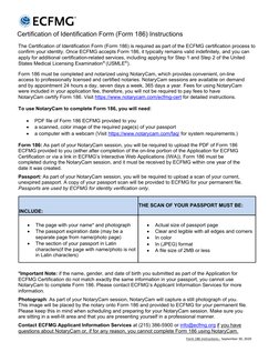 Certification of Identification Form (Form 186) Instructions | PDF ...