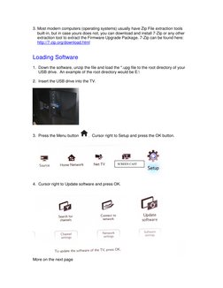 Philips TV Firmware Update Guide | PDF | Usb Flash Drive | Zip (File ...