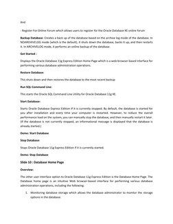 Oracle Database 11g XE Self-Study Guide | PDF | Command Line Interface ...