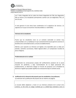 Pedagogía en Educación Diferencial Advance
Práctica IV: Accesibilidad Curricular segundo ciclo y enseñanza media
Jocelyn Moen