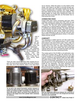 CONTACT! ISSUE 104.5 PAGE 17
www.ContactMagazine.com 
not so obvious. When the piston is at the bottom of the 
stroke, care n