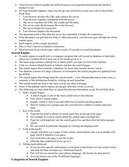 
Your browser collects together the different pieces you requested and presents the finished 
product to you.

Six steps no