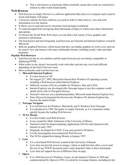 
This is also known as clustering which essentially means that words are examined in 
relation to other words found nearby.