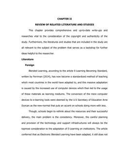 CHAPTER II
REVIEW OF RELATED LITERATURE A