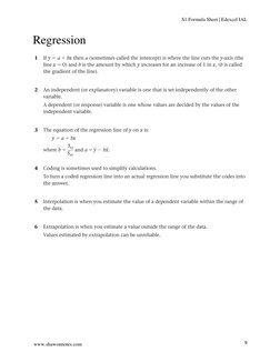 S1 Formulas Edexcel IAL S1 Formula Sheet | PDF | Technology & Engineering