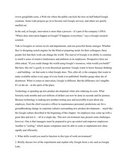 (www.googlelabs.com), a Web site where the public can kick the tires on half-baked Google 
creations. Some Labs projects go o